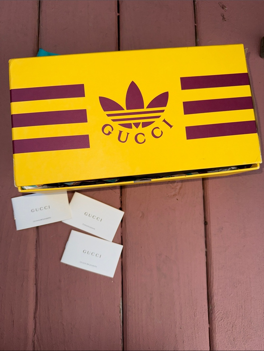 Gucci Cream Leather Slide Mules with Gold Logo Pattern - Picture 12 of 16